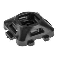 Площадка под стяжку усилен. для прямого монтажа 35х35мм черн. (уп.50шт) Rexant 07-2109