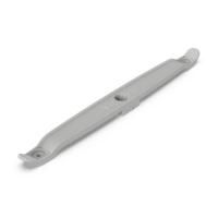 Держатель плоского кабеля двусторонний для прямого монтажа на 12 мест сер. (уп.20шт) Промрукав PR13.0444