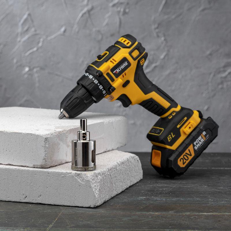 Коронка алмазная 35мм с центровочным сверлом Kranz KR-92-0011