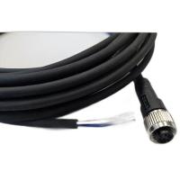 Кабель M12 4A гнездовой 10000мм прямой полиуретан свободный конец СЦМ120023-04A-2-10000 черн. СТЭЗ 185210965