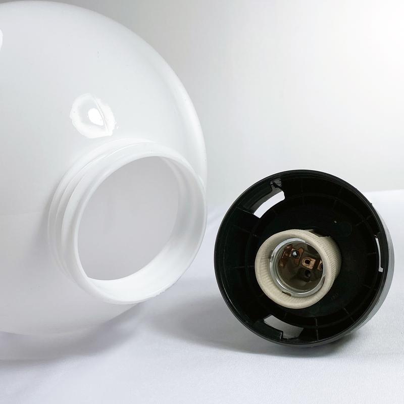 Светильник НТУ 06-40-01 "Шар" 200 Г IP55 опал ПММА/корпус черн. Элетех 1030480229